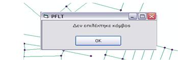 8. Η Υλοποίηση του PFLT Εικόνα 8.40. Μήνυμα προς το χρήστη.