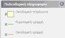 και τέτοιες θέσεις θεωρήθηκαν τα κέντρα βάρους των πολυγώνων-οικοδομικών τετραγώνων, που η χρήση τους χαρακτηρίζεται από το Δήµο ως «προβλεπόµενος χώρος κοινωνικής υποδοµής» (Εικ. 9.11)