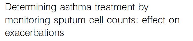 CS: clinical strategy, based on symptoms and spirometry SS: sputum strategy, sputum cell counts guiding CS to keep Eos 2% Very mild-mild Eosinophilic Moderate -Severe Non-eosinophilic CS CS