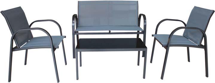Set mobilier grădină Sky setul include masă și scaune masă 38x43x5 cm