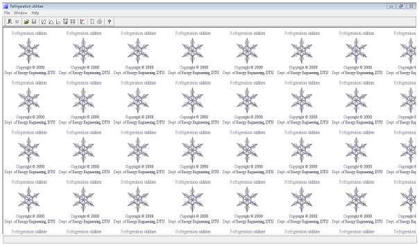 ج- برنامج Refrigeration utilities يقوم البرنامج بحساب كل مايتعلق بسوائل التبريد من ضغط ودرجة حرارة وحاالت التشبع ويمثل ذلك على شكل جداول ومنحنيات تخص كل العالقات مابين المتغيرات وعند الضغط المزدوج