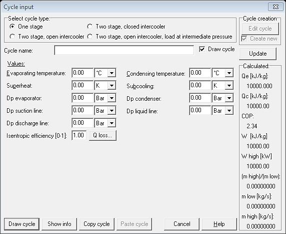 format :option-2 وعند الضغط عليها تنسدل قائمة تحتوي : أ- :input cycle وفيها يتم ادخال دورة