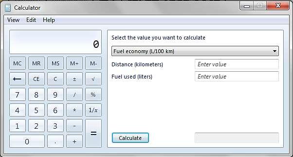 عند الضغط على windows calculator وهي عبارة عن حاسبة تقوم بمهام عديدة منها الحسابات العادية التي تتم بالضغط على view تنسدل قائمة فيها standerd تظهر الحاسبة ومن خالل لوحة المفاتيح الموجودة فيها تتم