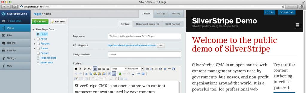 SilverStripe: To SilverStripe, ανήκει και αυτό στα ανοιχτού κώδικα CMS για την