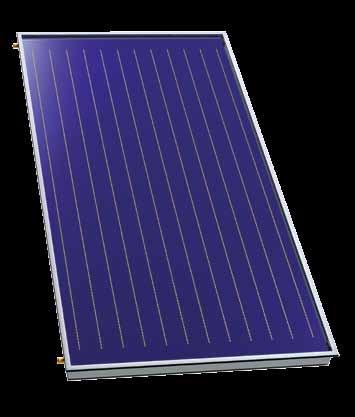 SELEKTIVNI SOLARNI KOLEKTOR TIP ESK 2.5 - SB Tehničke karakteristike: Bakarni apsorber Blue tec Eta plus, visoko selektivni sloj 0,2 mm, profilirani.