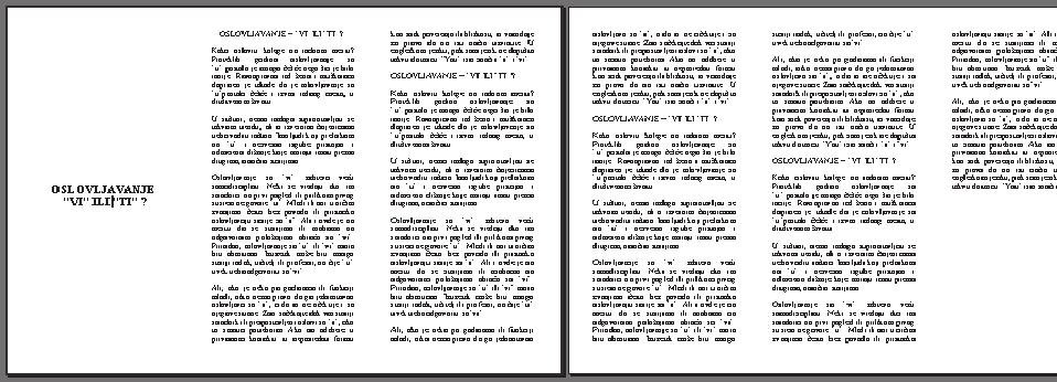 Aplikativni softver 67 Obrada teksta Word 10. Vaš prospekt je gotov! Ostalo je samo posle štampanja da ga savijete. 11. Sa uvajte dokument pod nazivom PROSPEKT.docx i zatvorite ga. 12.