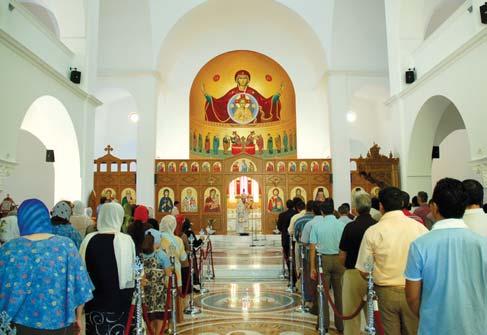 Η συμμετοχὴ τῶν εὐσεβῶν προσκυνητῶν ἦταν μεγάλη, ἡ δὲ πνευματικὴ εὐφροσύνη τους γιὰ τὸ θαυμαστὸ ἔργο ἦταν ἔκδηλη