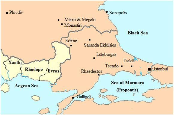 NORTHERN GREEK respectively. As can be inferred, Greek was spoken alongside Bulgarian and Turkish in these areas.