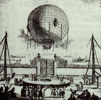 Στα νεότερα χρόνια Ο Conte (1792) χρησιμοποίησε αερόστατα για να μεταδώσει μηνύματα.