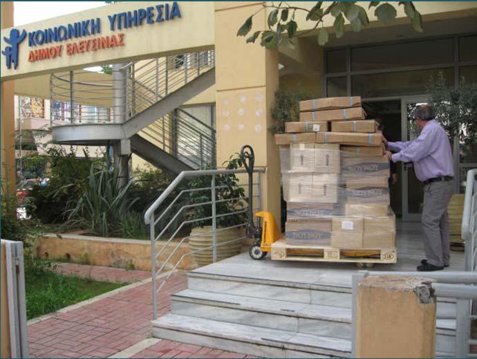 Συσσίτια με ενίσχυση των κοινωνικών παντοπωλείων