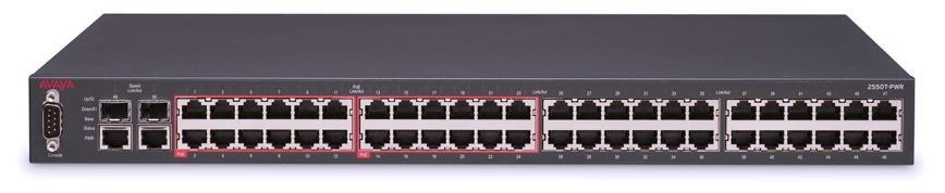 Switches (2/2) Avaya ERS 2550T-PWR, a 50-port Ethernet switch (πηγή: