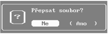86 Obr. 63 Čekej, ukládám... Zapsání do Umožňuje uložiť súbor pod iným menom, ako mal doteraz. Obsah súboru zostane ten istý, len sa zmení jeho meno. Pôvodný súbor zostáva tiež zachovaný.