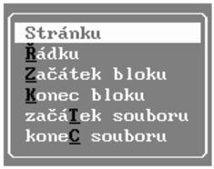 Čas Vloží na pozíciu kurzora aktuálny (počítačový) čas. Číslo stránky Vloží na pozíciu kurzora číslo aktuálnej stránky.