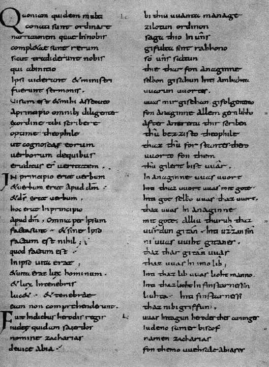 Version latin allemand du Diatessaron