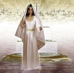 of the NT John s image in chapter 19 is playing off the presentation of the bride on the wedding day.