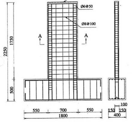 255 Σχήµα 6.8. Γεωµετρικά χαρακτικά και όπλιση των τοιχωµάτων του Mickleborough Σχήµα 6.9.