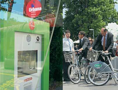 NAGRAJENI DOSEŽKI MESTNE OBČINE LJUBLJANA Informacijska jagoda 2012 za najboljši dosežek na področju informacijske družbe Enotna mestna kartica urbana in samopostrežni sistem izposoje koles