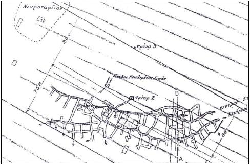 Για την περίοδο μέχρι και τον 2 ο Παγκόσμιο Πόλεμο, οι εργασίες εκμετάλλευσης των κοιτασμάτων του λιγνιτωρυχείου του Περιστερίου γίνονταν στο νότιο τμήμα της περιοχής μελέτης, περί της οδού Αγίου