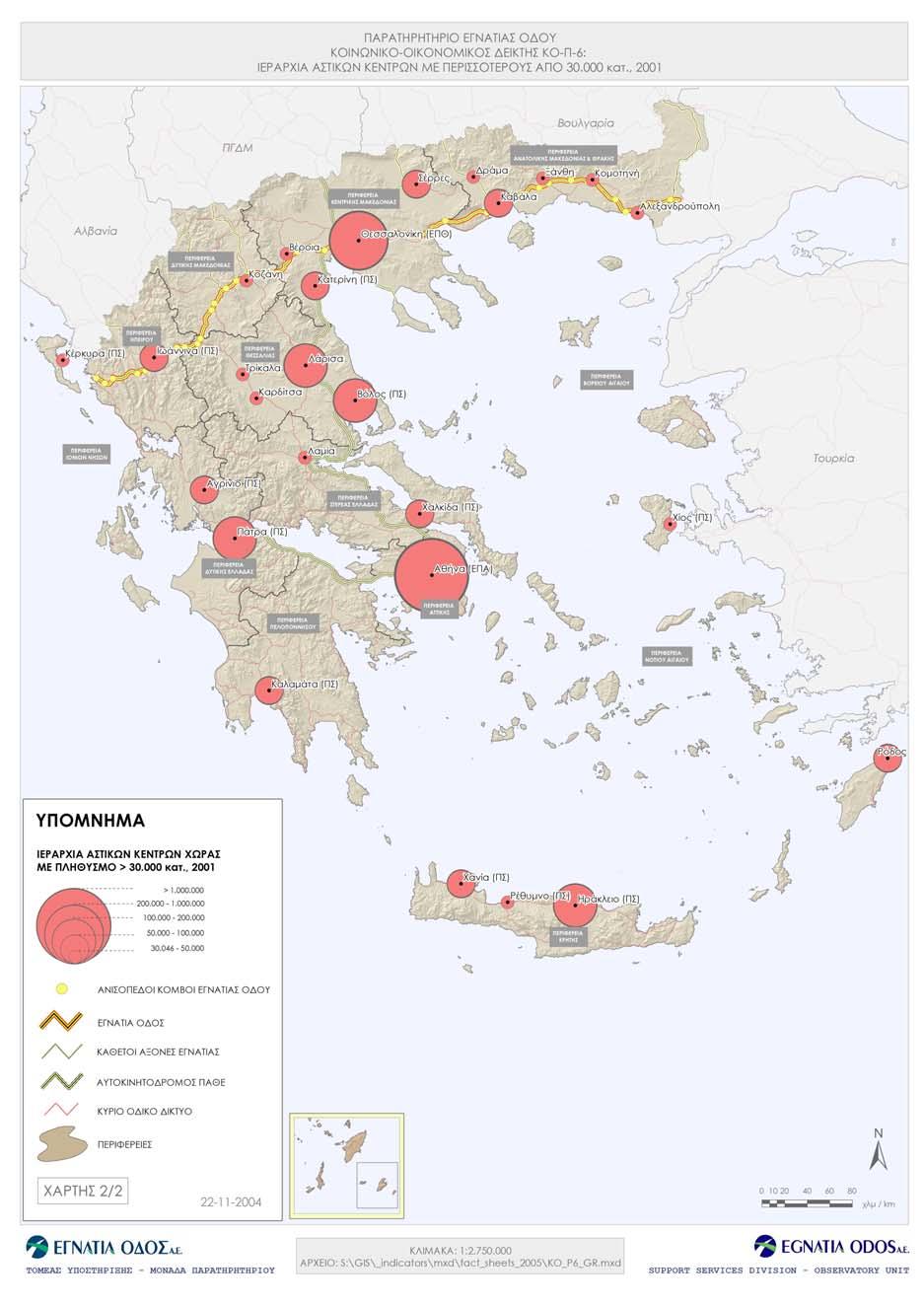 Χάρτης 2: Ιεραρχία