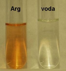 7. Sakaguchiho reakcia Guanidínové deriváty (Arg, metylguanidín, agmatín) sa oxidujú brómnanom sodným v prítomnosti αnaftolu za vzniku ružovo príp.