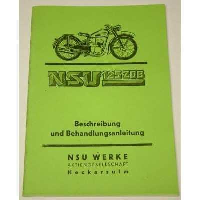4102 Betriebsanleitung NSU 125 ZDB 1941 28,00 all-kurz bal068.5004 28,00 Kabel f.