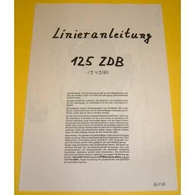 0000 30,00 kdh013 10,00 Ersatzteilliste NSU 125 ZDB