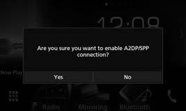 1 قم بتأكيد الطلب على كل من الجهاز والوحدة. بالنسبة لجهاز المتوافق مع اإلصدار Bluetooth( SSP :)2.0 اختر الوحدة ) DDX**** ( على جهاز بلوتوث الخاص بك.