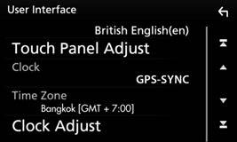 <Touch Panel لتمهيد اإلعدادات المس.[Initialize] تظهر رسالة اللتأكيد. المس.[Yes] 6 اختر حركة لتخصيصها. الغالق الشاشة المس.