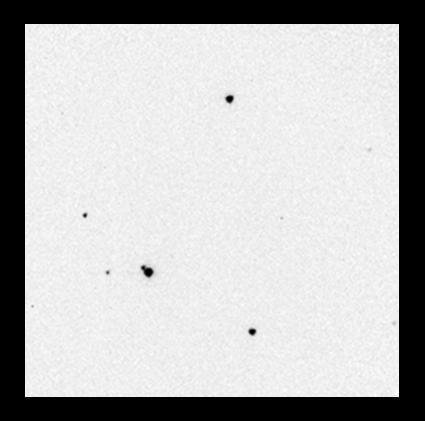 Εικόνα 3.4: Φωτογραφία του πεδίου (17x26 arcmin με τη χρήση focal reducer) του DV Psc μετά την αφαίρεση των σφαλμάτων με το τηλεσκόπιο του UOAO Εικόνα 3.