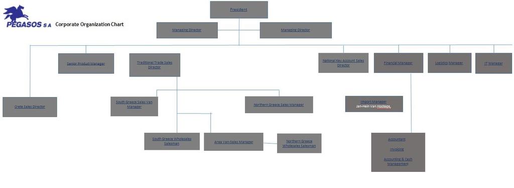 Η διάρθρωση της ΠΗΓΑΣΟΣ Α.Ε.