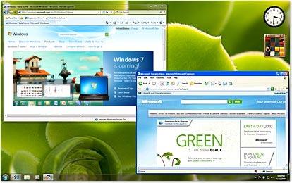 Λειτουργία Windows XP Ο βέλτιστος συνδυασμός: Η νέα Λειτουργία Windows XP σάς επιτρέπει να εκτελείτε παλαιότερες εκδόσεις επιχειρησιακού λογισμικού Windows XP απευθείας στην επιφάνεια εργασίας των