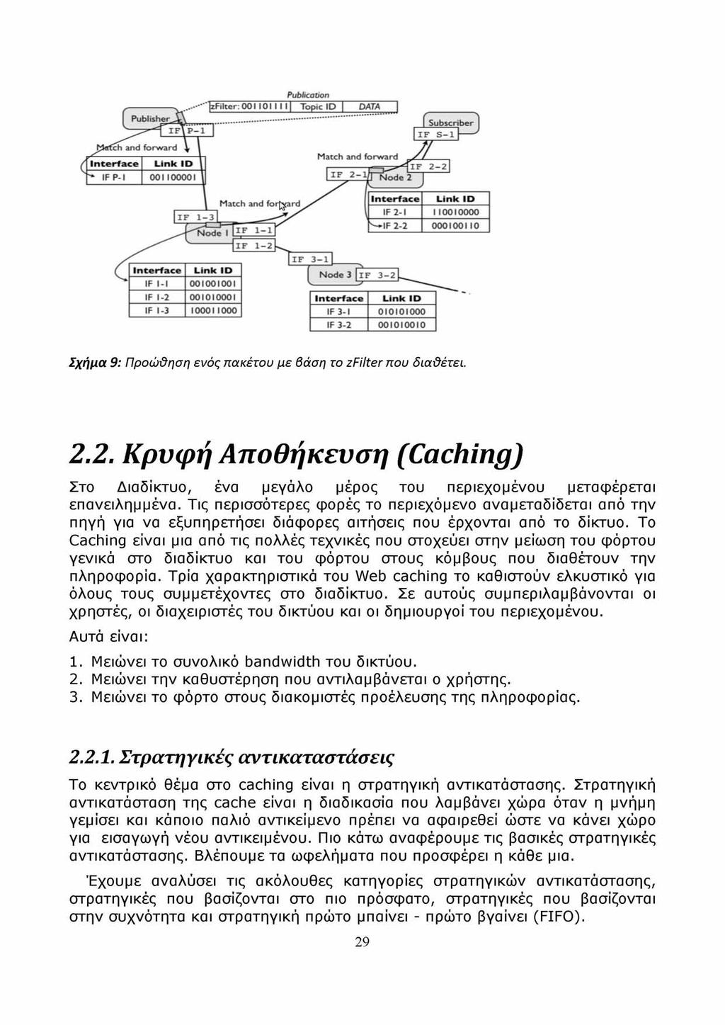 Publisher :ch and forward Interface IF P-l Link D 00 I I 0000 I Publicavon DATA Match and forw ard IF 2-1 N o d e 2 Subscriber IF i r p j - ^flf 2- J N o d e I Match and forward Interface Link ID IF