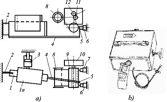 Fig. 6.3.Decelerometru electronic Grila 2 este în acelaşi timp masă inerţială, fiind încastrată în soclul tubului printr-o bară elastică.