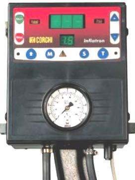 echilibrare; e) Volum mare de informaţii (în peste 20 de limbi). Fig. 8.32.Stand pentru echilibrarea roţilor Geodvna 6800 HOFMAN Dispozitivul Inflatron este un aparat electronic de precizie (fig. 8.33), ce permite umflarea automată a roţilor la presiunea necesară pînă la maxim de 0,4 MPa.