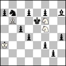 Blednov-85 JT 2010 h#3 (5+8) C+ 311111 1.Kxc6 Sa6 2.Kb7 Be8 3.Ka8 Bc6# 1.Kxc5 Sd4 2.Kb4 Bf7 3.Ka3 Sc2# 1.hxg6 Sd8 2.Ke5 h4 3.