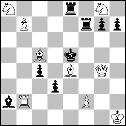 Leonid Makaronez Γεύηεξν Βξαβείν Manolas-60 JT 2010 {1.b8=Q/B+? Rxb8!}, {1.Qf5+? Rxf5!}, {1.Bf5? [2.Qe4#] Rxf5!}, {1.Sf6? [2.Qf5#] Rxf6!}, {1.Qg5+? Kxe4!}, {1.Bd4+? Kxd4!}, {1.Bc6? [2.Qe4#] Rxg8!