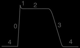 Potențialul de acțiune în rețeaua Purkinje Faza 0 = depolarizare rapidă (influx de Na + ) Faza 1 = repolarizare inițială rapidă (eflux rapid de K +