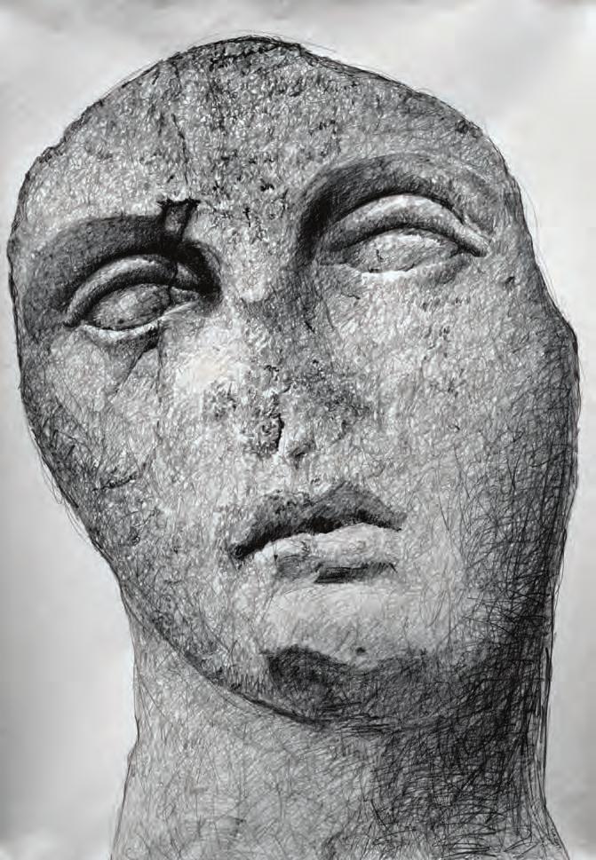 Γραφίτης σε χαρτί. Apolo n. 7, n. 8, n. 9, y n.10. Grafito sobre papel. Apollo n. 7, n. 8, n.9, and n.10. Graphite on paper. 90 90 Απόλλων.