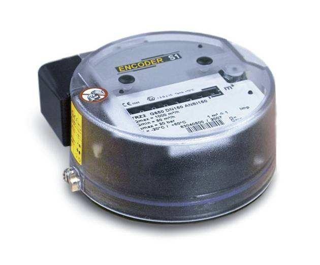 11. Absolutny ENCODER S1D (voliteľne) - Toto počítadlo má rovnaké vlastnosti ako hlava počítadla S1 - Môže sa použiť ako hlavné počítadlo na plynomeri - Dá sa použiť ako nástavec (vysielacia