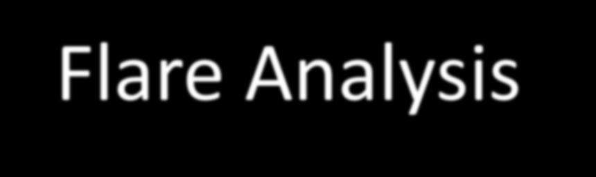 Flare Analysis 38th COSPAR Scientific