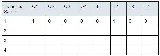 Ülesanne 4. Samm-mootori juhtimine Bipolaarsel samm-mootoril muudetakse mähiste polaarsust kommutatsiooni ajal. Korraga aktiveeritakse vastasmähised.