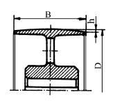 Pentru a asigura rezistenţa canalelor de pană din butuc, se execută roţi de curea cu bucşă metalică, pe care se injectează restul roţii. a Fig. 3.