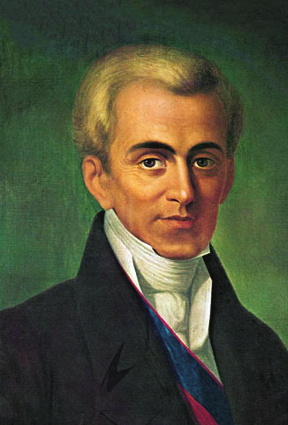 Ιωάννης Καποδίστριας (1776-1831) Πρώτος Κυβερνήτης της Ελλάδας.