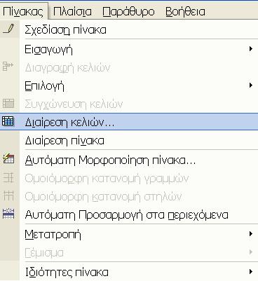 Στη συνέχεια κάνετε κλικ στην εντολή «Συγχώνευση