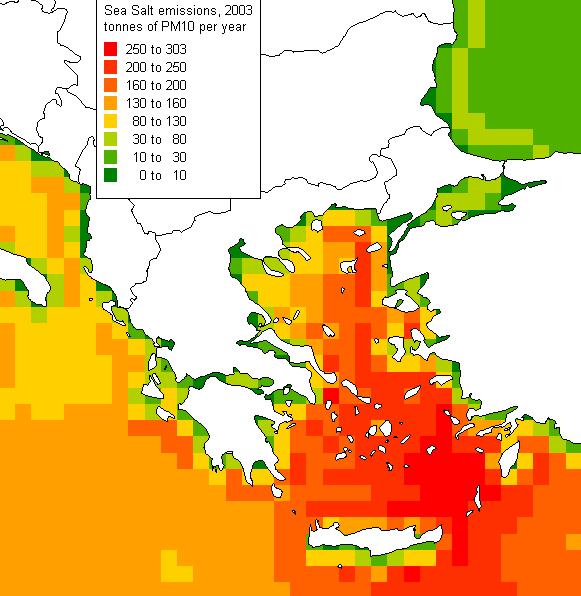 Ετήσιες εκποµπές θαλάσσιων