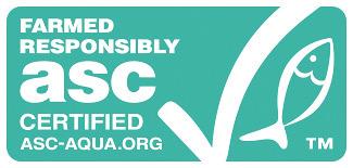 ASC / Aquaculture Stewardship Council Το Aquaculture Stewardship Council ιδρύθηκε το 2010 από τη WWF και την IDH (Ολλανδική Πρωτοβουλία Βιώσιμου Εμπορίου) και η πιστοποίηση ASC προάγει την υπεύθυνη