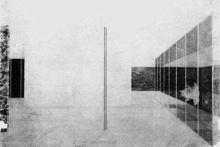 Βρίσκεται στο αρχείο του MoMA μαζί με άλλα σχέδια, κολάζ και