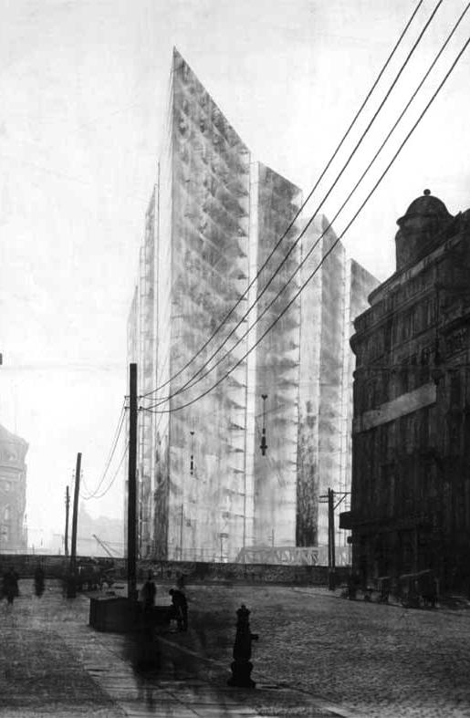 84 21. Friedrichstrasse Skyscraper Project, 1921.