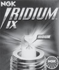 THE IX SPARK PLUG The Iridium IX spark plug is similar in design to the Platinum VX type but benefits from the use of the precious metal Iridium on its centre electrode.