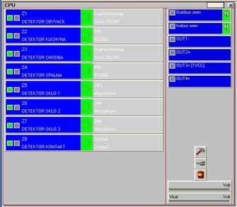 Klávesnice konzoly Ďalším krokom pri programovaní systému je nakonfigurovanie vlastností klávesníc. Projekt zabezpečenia prototypového objektu obsahuje tri klávesnice konzoly.